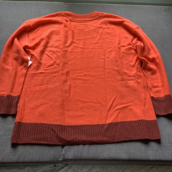 NWT Anthropologie Pilcro Angie Seamed Cashmere Sweater - Picture 7 of 8